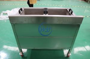Quality Gas / Electric Heating Chicken Deep Fryer Machine Commercial Two Baskets wholesale