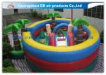 Waterproof Round Blow Up Jumping Castle Bouncy Inflatable For Kids / Adults