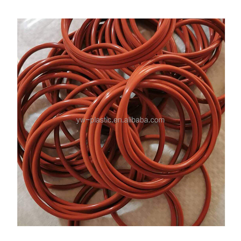 Water/Dust/Oil Proof Red Silicone Rubber O Ring Payment Term 30% Deposit 70% Balance