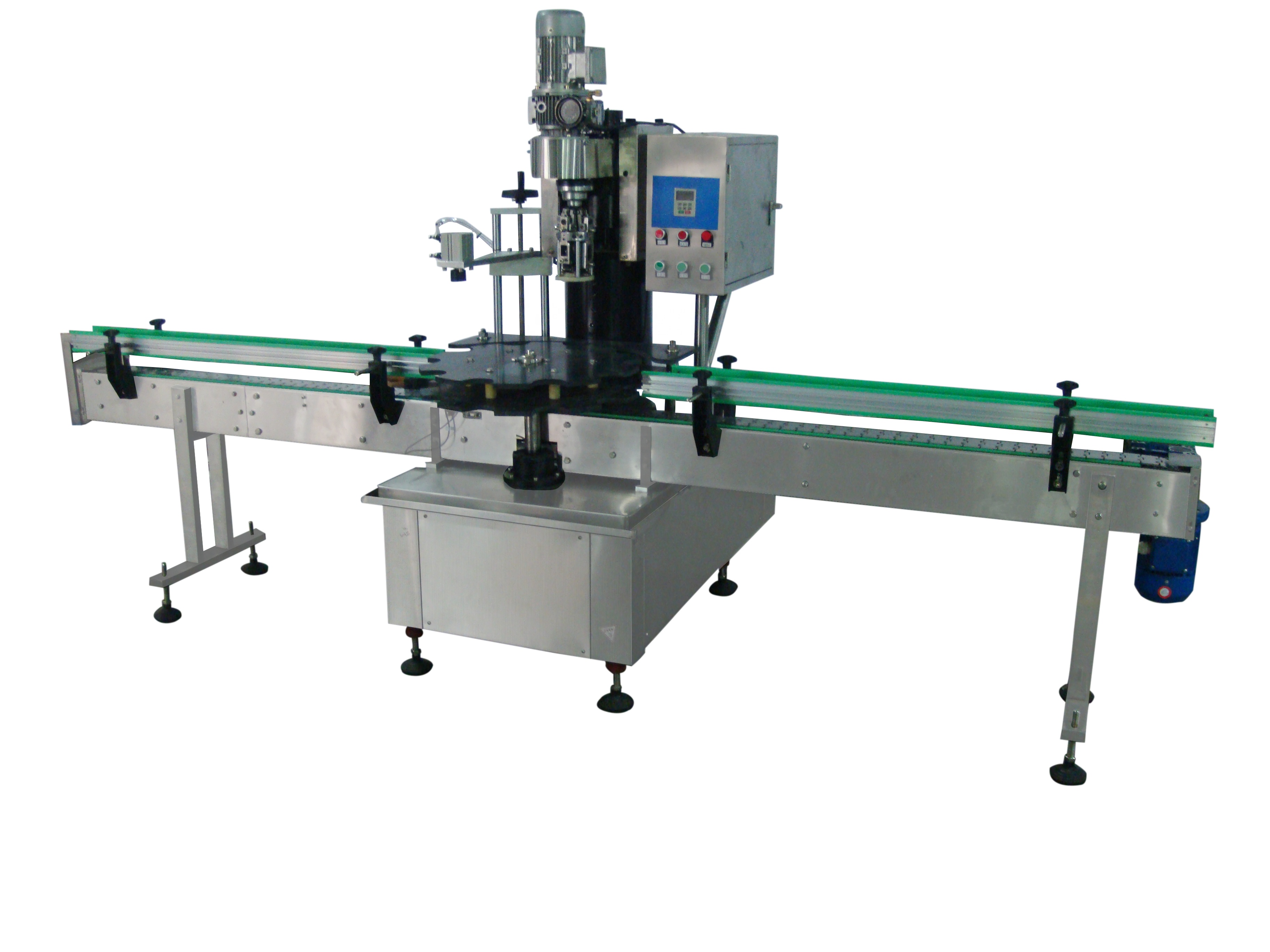 Automatic Rotary Perfume Bottle Capping Machine with 20-80 Bottles/Minute Capping Speed