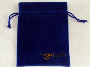 Quality RoHS BSCI Custom Velvet Jewelry Bags , 8x10cm Velvet Drawstring Makeup Bag wholesale