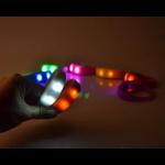 Programmable Radio Controlled LED Flashing Lighted Silicone Wristbands Bracelets