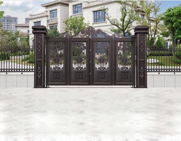 Cheap Electric Motor Gate Garden Gate Fence Post Architectural Aluminium Profiles for sale