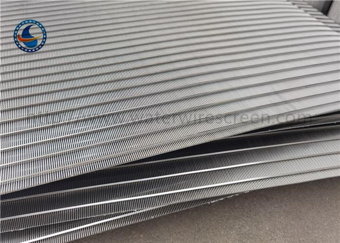 Stainless Steel 321 Wound Wedge Wire Screen Panels For Filter