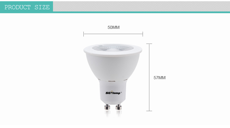 LED GU10 5W mini spot light