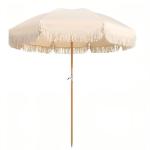 Fabric UV Beach Umbrella Sun Shelter 210T Oxford Cloth With Silver Coating