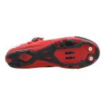 Custom Waterproof Cycling Footwear , Waterproof Flat MTB Shoes Red Color