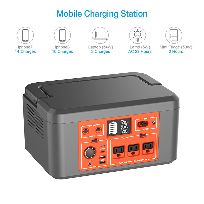 UPS Home Office Uninterruptible Power Supply 220V Energy Storage Backup Power Supply 500W
