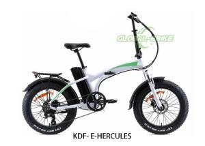 Quality Shimano 7 Speed Electric Folding Bike , 20inch Lightweight Foldable Ebike 48V 500W wholesale