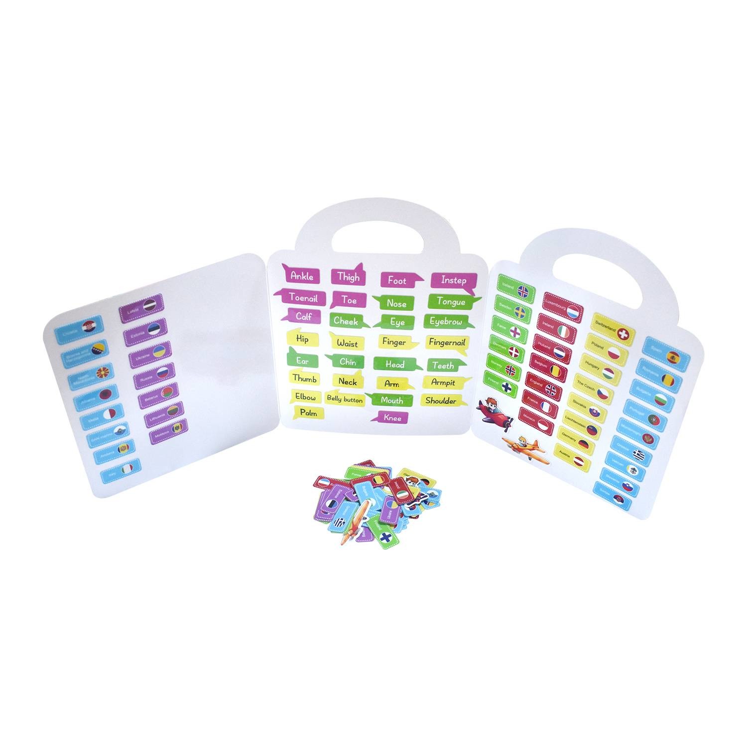 Children Preschool Books Educational Early Learning Removable Sticker Book