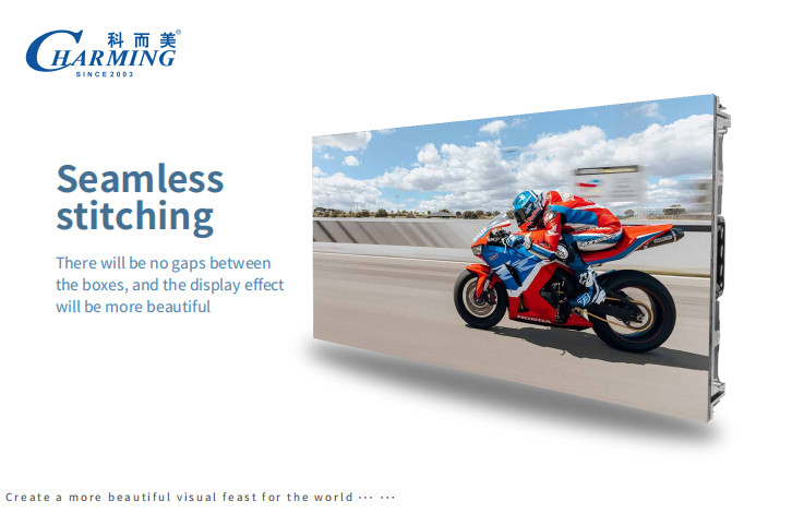 Charming Led CP Series P3.91 Videos Indoor Led Display Led Screen Outdoor Richer Colors Flexible Led Screen