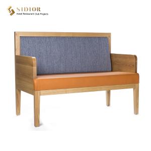 Quality Environmental Protection Restaurant Booth Sofa Leather Booth Seating 85cm height wholesale