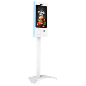 Quality Free Standing 21.5/32 Inch Payment Kiosk with Pos Barcode Scanner and Ticket Printer wholesale