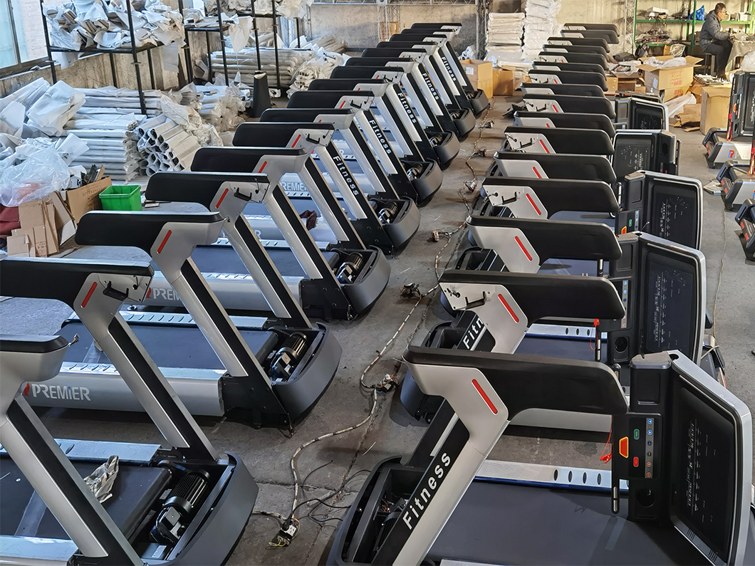 New Style Commercial and Home Buttons and Touch Screens Treadmill Manufacture Factory