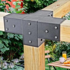 Quality Electrophoretic Coating Wooden Gazebo Kit for Outdoors Patio by Surealong Modular Size wholesale