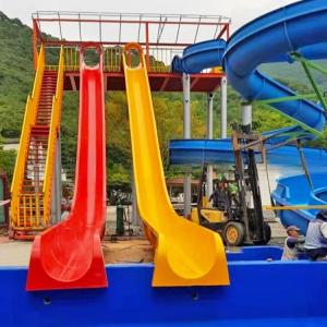 Quality Swimming Pool Speed Water Slides Fiberglass Environmental Friendly wholesale
