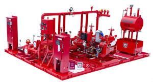Quality UL/FM Horizontal Split Case Fire Pump Assembly 1 Motor 1 Diesel 1 Jockey wholesale