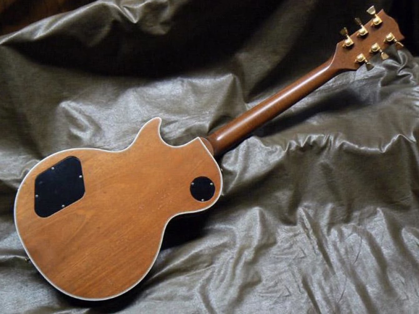 Custom LP Electric Guitar One Piece Body Neck RebelAged Guitar