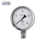 No Liquid Filled Design 316l Stainless Steel Pressure Gauge