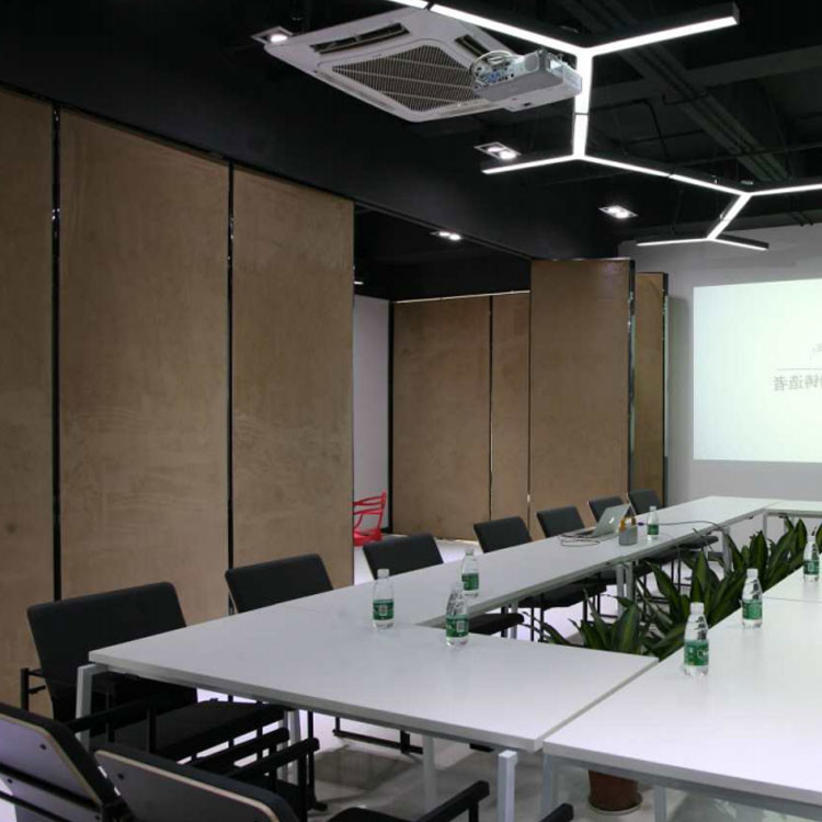 Soundproof Office Partition Walls Glass Sliding Door Environmental Protection
