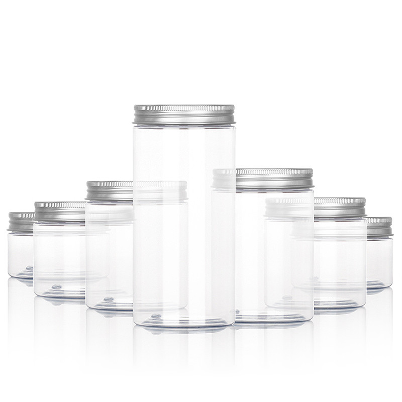 Transparent Empty Cream Container Airless Leakproof 8oz Capacity