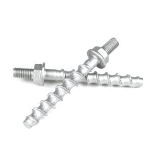Quality ZINC Finish Stainless Steel Hex Flange M8 70mm Anchor Bolt Screw Concrete Bolt Inox Tornillos Para Hormigon wholesale
