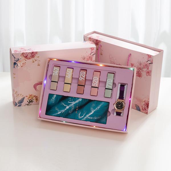 Colorful Rigiding Cardboard Lipstick Jewelry Gift Box With Your Own Logo