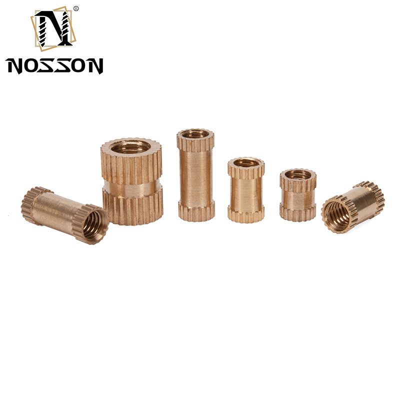 Injection Molded Copper Insert Nut for Food Beverage GB809 M3 M4 M5 M6 M8 M10 M12 1/4 3/8 5/16 Brass Copper Embedded Nut