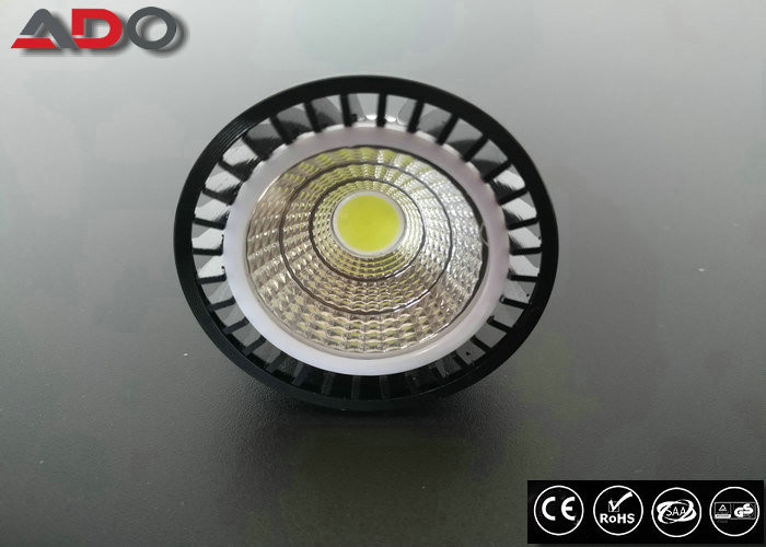 5W Black GU10 Cob LED Bulbs AC 220V 500LM 4000K 80Ra 30000 Hours Lifespan
