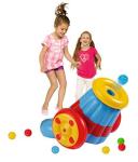 PVC inflatable ball cannon toy for kids