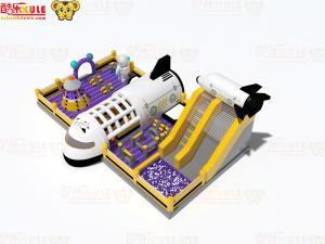Quality Airplane Theme Inflatable Bouncy Castle 160 SQM Commercial Grade wholesale
