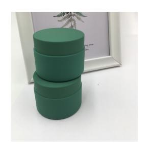 Quality Soft Touch Green Glass Cosmetic Cream Jar Empty Cream Jars wholesale