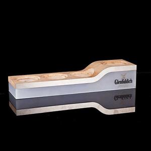 Quality Acrylic Wooden Aluminum Whiskey Liquor Wine Store Display Liquor Bottle Display wholesale