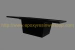Testing center black color epoxy undermount sink corrosion resistance
