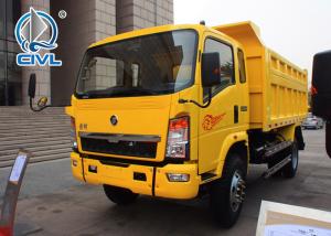 Quality Yellow 10t Sinotruk Howo Light Dump Truck With Cummins Engine wholesale