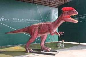 Quality KAWAH Outdoor Simulation Realistic Animatronic Dinosaur Dilophosaurus wholesale