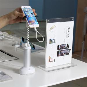 Quality COMER anti-theft security alarm display stands for cell phone stand charging wholesale