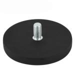 Internal Thread Rubber Coated Pot Magnet D43mm For Taxi Top Light