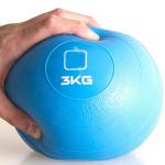 High Intensity Blue Heavy Slam Balls 3KG Bodysolid Strength Best Tools