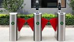 650mm Lane Flap Barrier Turnstile For Subway Station
