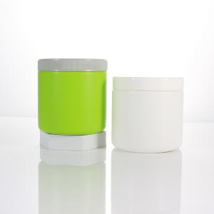 Quality 500ml PE White Hair Mask Bottle Conditioner With Screw Cap wholesale