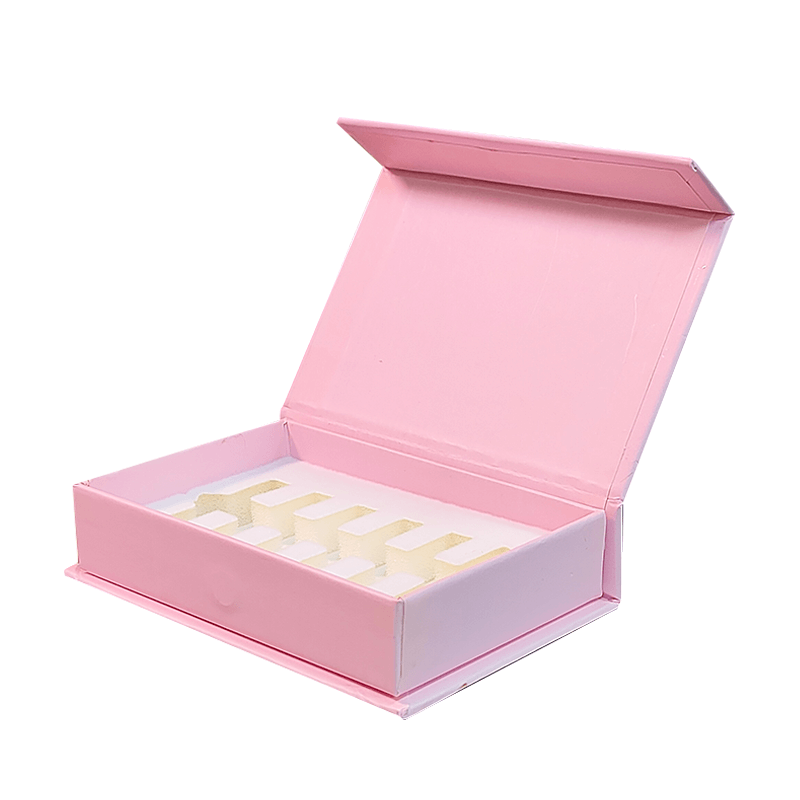 Custom Logo Print Magnetic Book Shape Gift Box for Cologne Perfume and Cosmetics