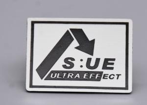 Quality Custom Silicone Black Logo Screen Printed Labels For Clothing wholesale