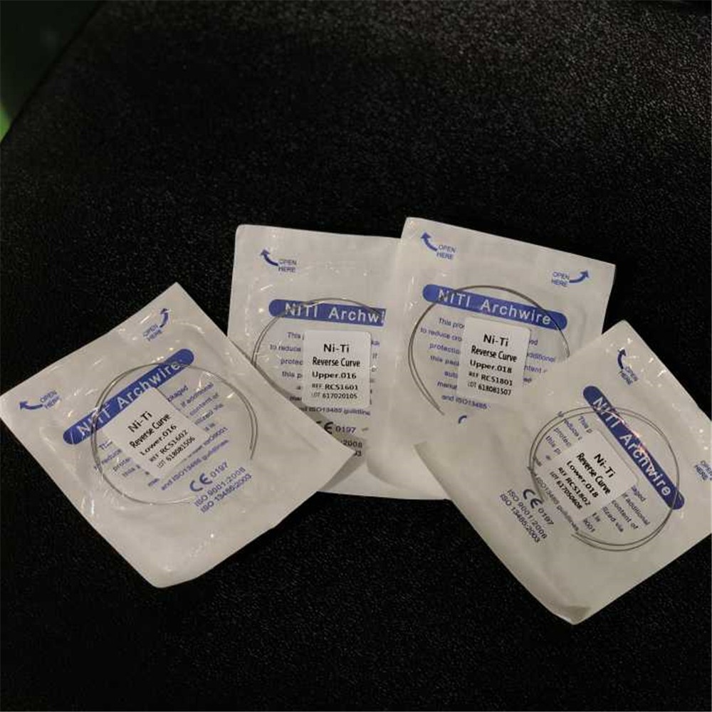 Dental Orthodontic Elastics Chain Ligature Braces Wires 0.018 0.020