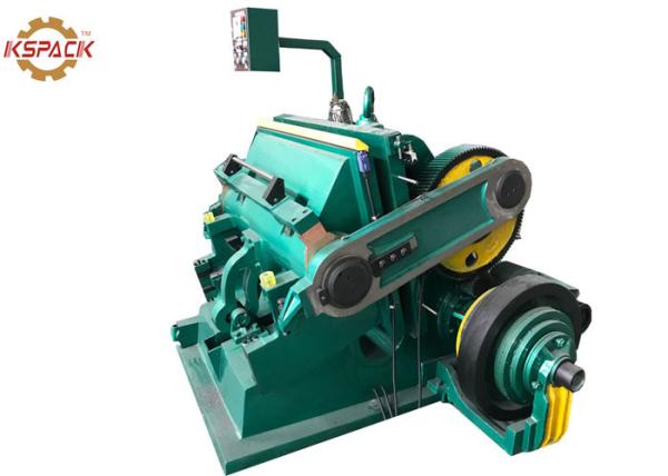 Green Cardboard Box Die Cutting Machine Small Box Making ML 1100 380V / 220V