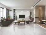 Carrara Super White Polished Porcelain Tile , 24x48 Modern Bathroom Floor Tile