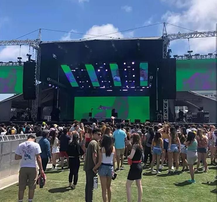 250x250mm Module Stage Rental LED Screen P3.91 High Definition 2 Years Warranty
