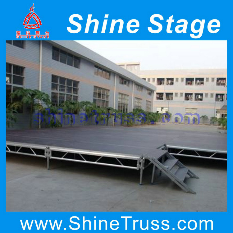 Bottom price latest easy assembly mobile portable stage