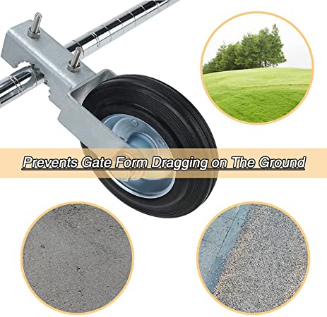 Hot Galvanized Heavy Duty Garden Gate Caster Wheel for Sliding Fence Roller Wheel