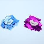 Gender Reveal Party Pink Blue Color Blower Holi Powder Confetti Cannon